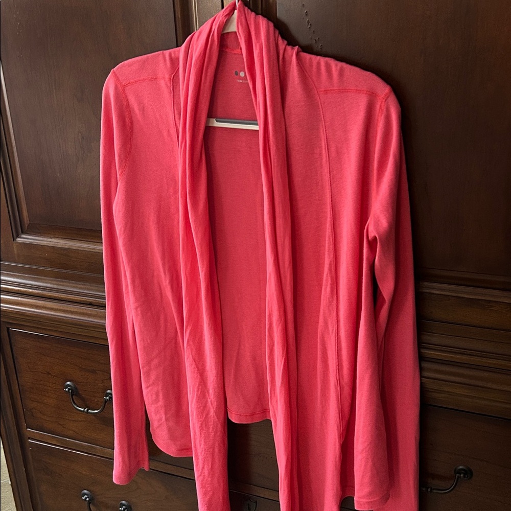 Three Dots Nordstrom Women's Soft Open Front Lightweight Long Sleeve Cardigan - Picture 2 of 5